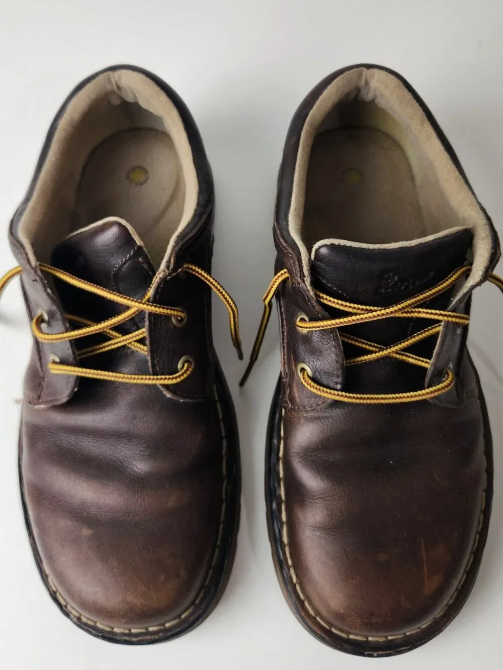 Dr Martens Shoes Mens 11 Brown Oxford Leather Three Eyelet 11194 AW004